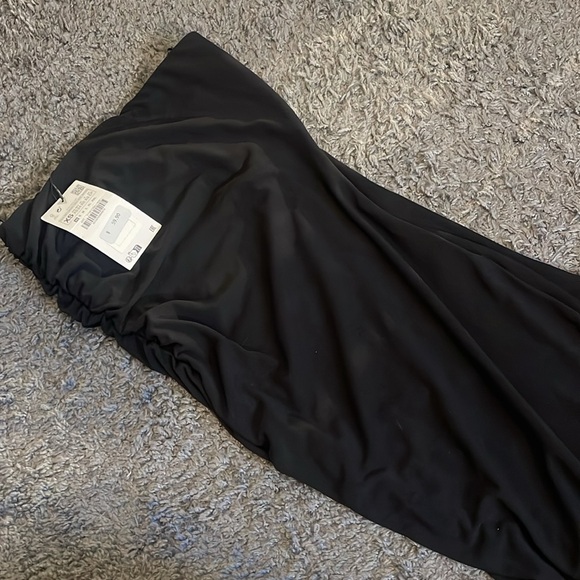 ZARA Draped midi dress - Picture 4 of 6